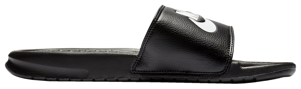 Nike Benassi JDI Slides - Men's Black/White product view