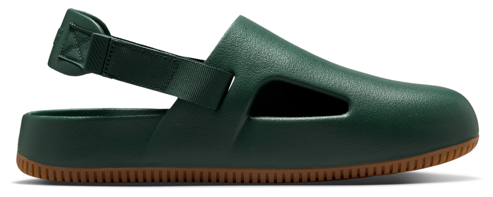 Nike Calm Mules - Men's Fir/Fir/Gum Med Brown product view