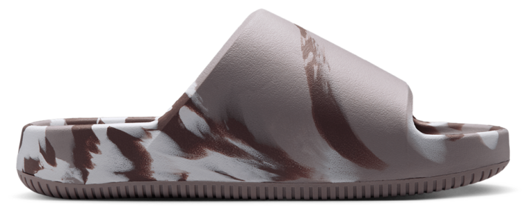 Nike Calm Slides 2.0 - Women's Mink Brown/Sail/Moon Particle product view