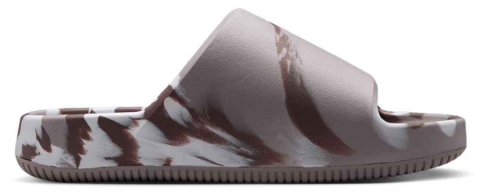 Nike Calm Slides 2.0 - Women's Mink Brown/Sail/Moon Particle product view