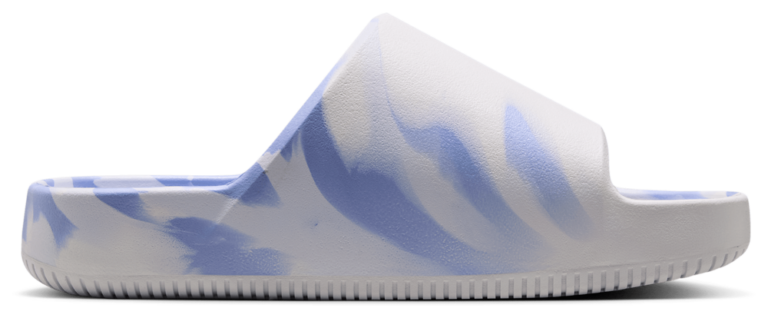 Nike Calm Slides 2.0 - Women's Summit White/Aluminum/Football Grey product view