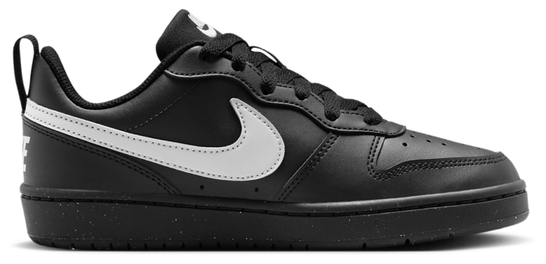 Nike Court Borough Low Recraft - Boys' Grade School Grey Fog/Black/Black product view