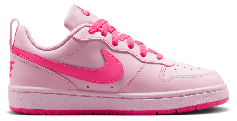 Nike Court Borough Low Recraft - Boys' Grade School Pink Foam/Hyper Pink/White product view