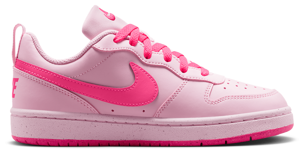 Nike Court Borough Low Recraft - Boys' Grade School Pink Foam/Hyper Pink/White product view