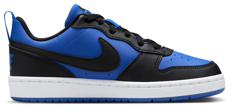 Nike Court Borough Low Recraft - Boys' Grade School White/Game Royal/Black product view