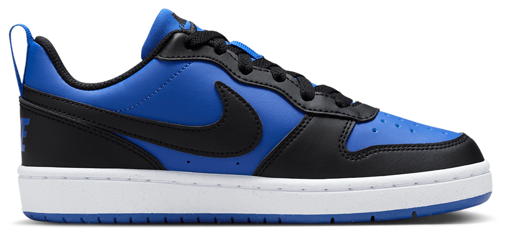 Nike Court Borough Low Recraft - Boys' Grade School White/Game Royal/Black product view
