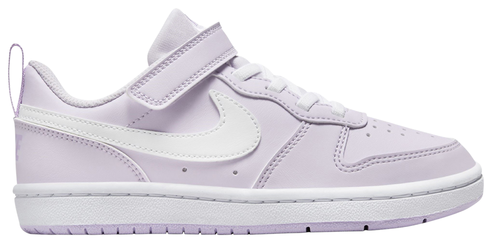 Nike Court Borough Low Recraft - Boys' Preschool Lilac Bloom/White/Barely Grape product view