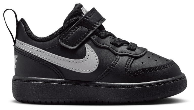 Nike Court Borough Low Recraft - Boys' Toddler Black/Black/Grey Fog product view