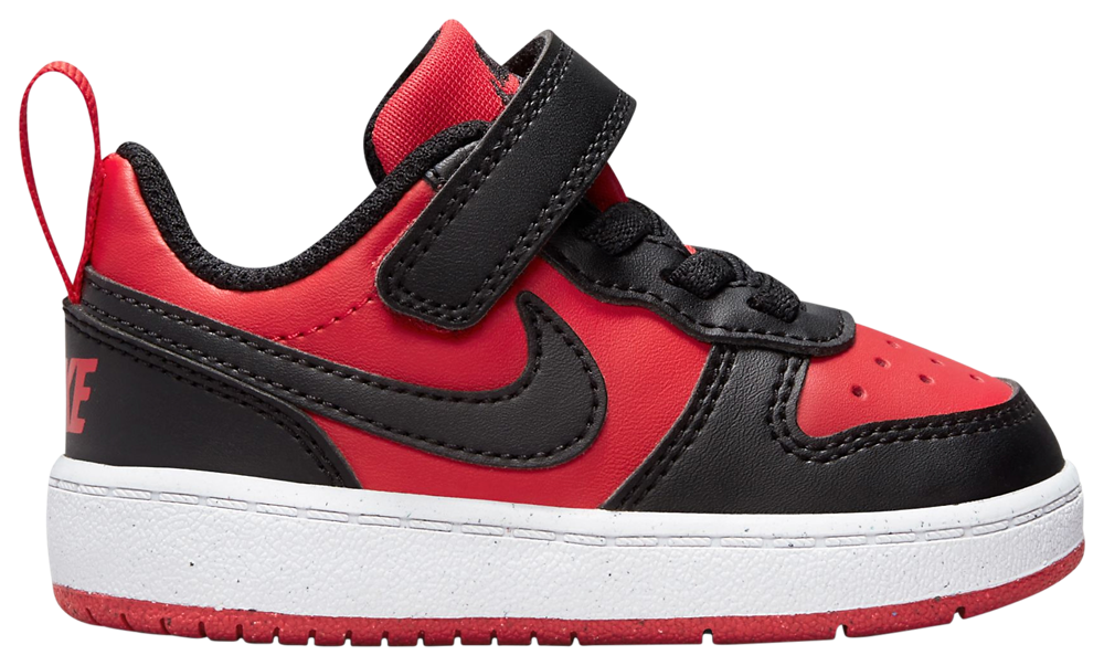 Nike Court Borough Low Recraft - Boys' Toddler White/Black/Red product view