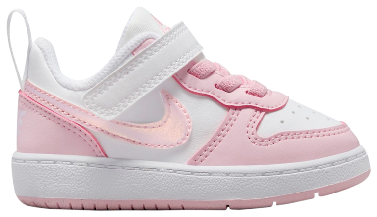 Nike Court Borough Low Recraft - Girls' Toddler Pink Foam/White product view