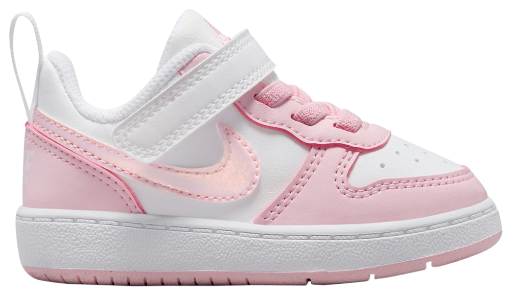 Nike Court Borough Low Recraft - Girls' Toddler Pink Foam/White product view
