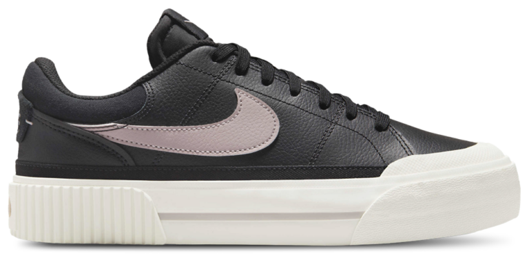 Nike Court Legacy Lift - Women's Black/Platinum Violet/Sail product view