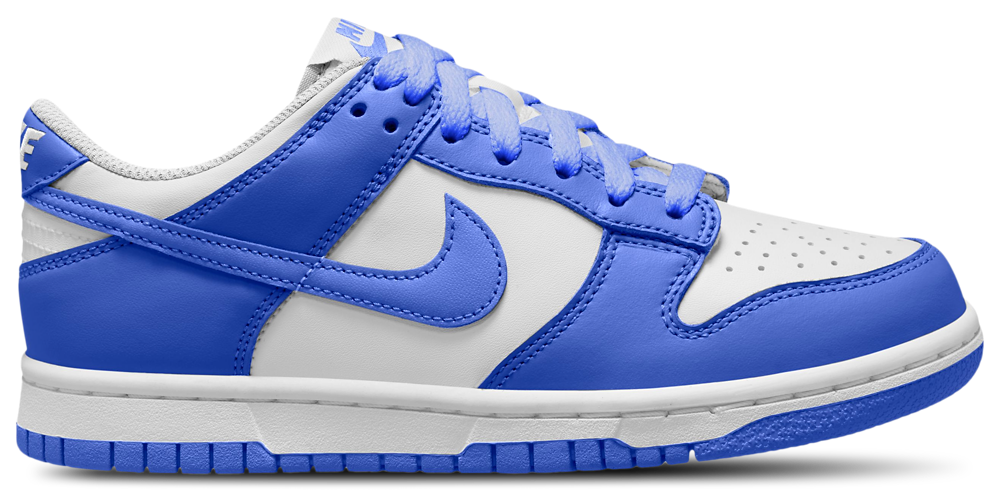 Nike Dunk Low - Boys' Grade School Hyper Blue/White product view