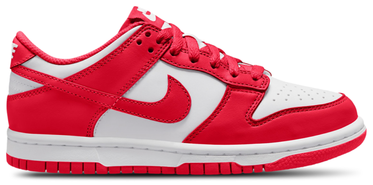 Nike Dunk Low - Boys' Grade School University Red/White product view