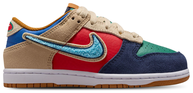 Nike Dunk Low - Boys' Preschool Blue/Red product view