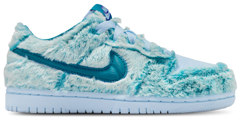 Nike Dunk Low - Boys' Preschool Celestine/Green Abyss product view