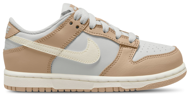 Nike Dunk Low - Boys' Preschool Sail/Linen/Platinum Tint product view