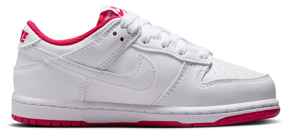 Nike Dunk Low - Boys' Preschool White/Red product view