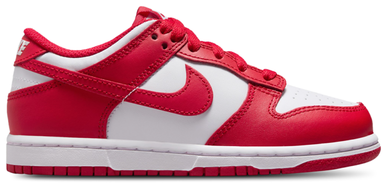 Nike Dunk Low - Boys' Preschool White/University Red product view