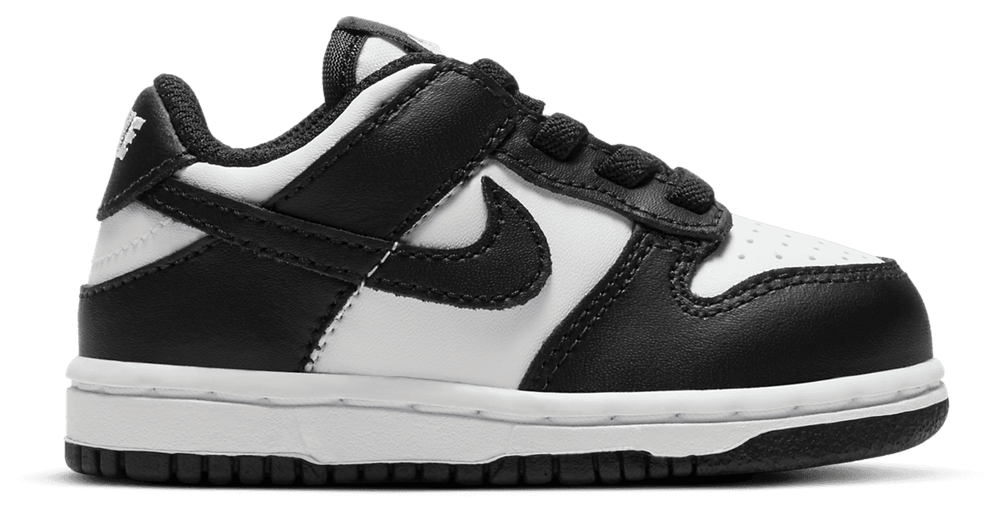 Nike Dunk Low - Boys' Toddler Black/White/White product view