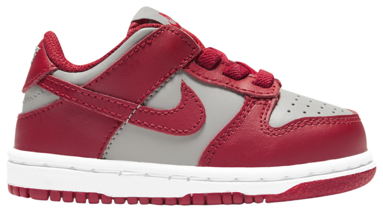 Nike Dunk Low - Boys' Toddler Grey/White/Red product view