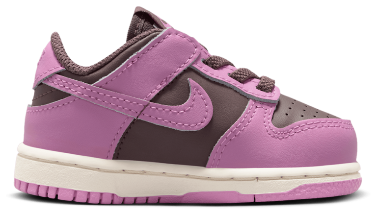Nike Dunk Low - Girls' Toddler Tattoo/Light Magenta/Pale Ivory product view