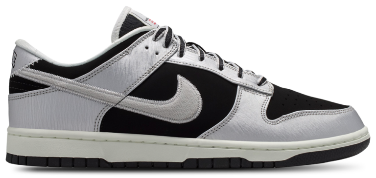 Nike Dunk Low - Men's Black/Silver/Red product view