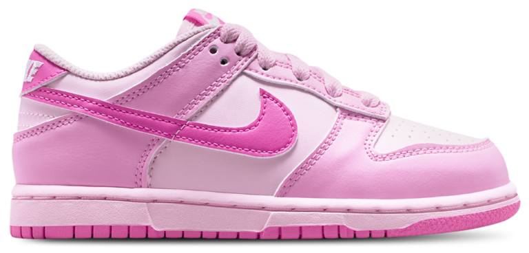 Nike Dunk Low N - Girls' Preschool Playful Pink/Pink Rise/Pink Foam product view