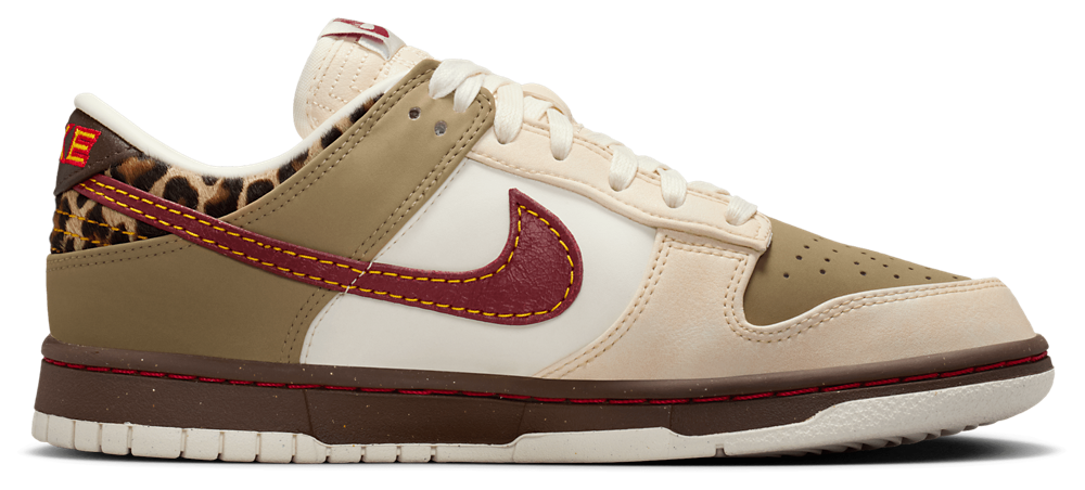 Nike Dunk Low NA29 - Women's Khaki/Team Red/Baroque Brown product view