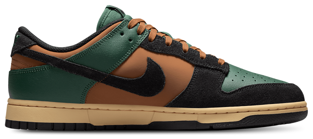 Nike Dunk Low Retro - Men's Black/Fir/Light British Tan product view