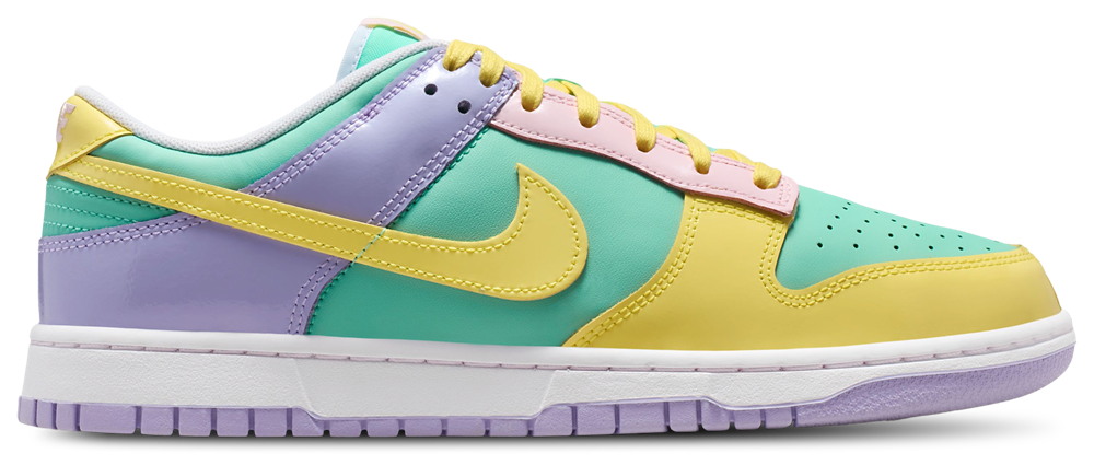 Nike Dunk Low Retro - Men's Emerald Rise/Yellow Pulse/Hydrangeas product view