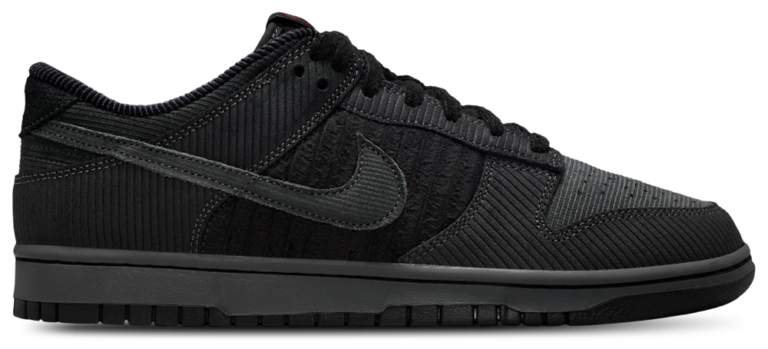 Nike Dunk Low Retro Premium - Men's Black/Anthracite/Anthracite product view