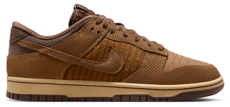 Nike Dunk Low Retro Premium - Men's Light British Tan/Light Chocolate product view