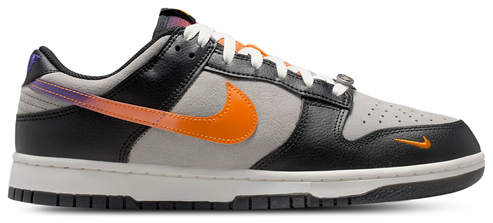 Nike Dunk Low Retro Premium - Men's Medium Grey/Orange Peel/Black product view