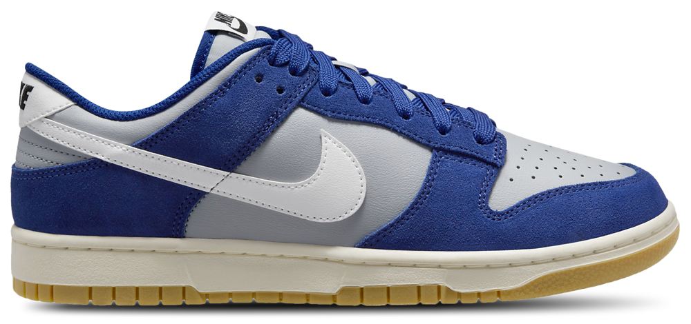 Nike Dunk Low Retro SE Essentials Plus 2 - Men's Wolf Grey/White/Deep Royal Blue product view