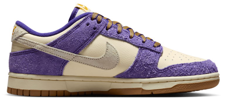 Nike Dunk Low - Women's Court Purple/Coconut Milk/Univ Gold product view