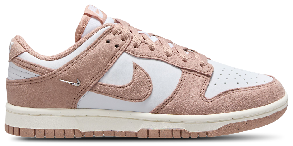 Nike Dunk Low - Women's Particle Pink/White/Metallic Silver product view