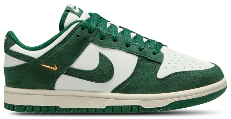 Nike Dunk Low - Women's Summit/Gorge Green/Metallic Gold product view