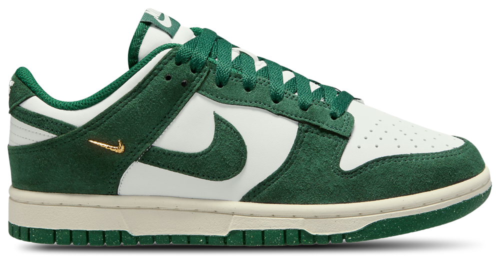 Nike Dunk Low - Women's Summit/Gorge Green/Metallic Gold product view