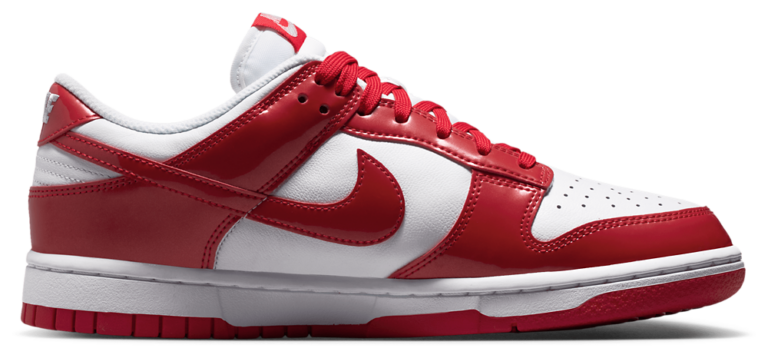 Nike Dunk Low - Women's White/Red/Silver product view