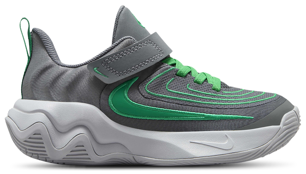 Nike Giannis Immortality 4 - Boys' Preschool Dark Smoke/Stadium Green/Wolf Grey product view