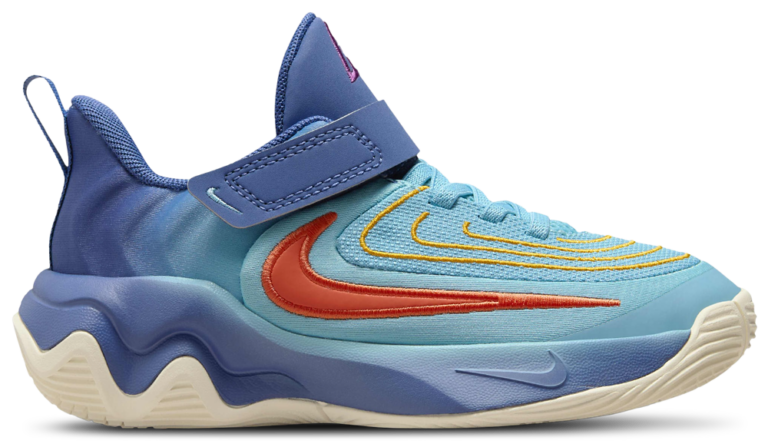 Nike Giannis Immortality 4 - Boys' Preschool Denim Turquoise/Cosmic Clay/Mystc Navy product view