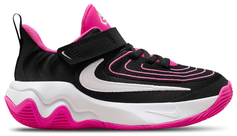 Nike Giannis Immortality 4 - Boys' Preschool White/Laser Fuchsia/Black product view