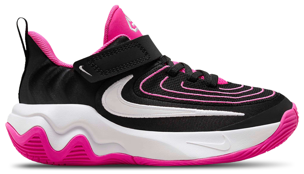 Nike Giannis Immortality 4 - Boys' Preschool White/Laser Fuchsia/Black product view