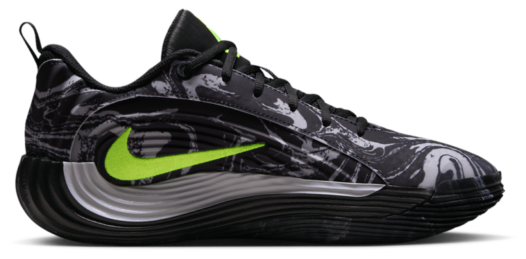 Nike Giannis Immortality 5 - Men's Black/Volt/Light Smoke Grey product view