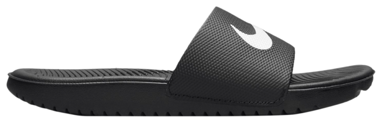 Nike Kawa Slides - Boys' Preschool Black/White product view
