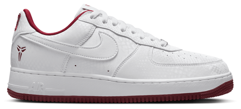 Nike Kobe Air Force 1 Low - Men's Team Red/White product view
