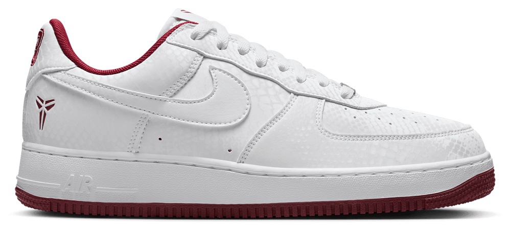 Nike Kobe Air Force 1 Low - Men's Team Red/White product view