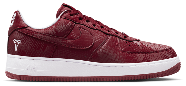 Nike Kobe Air Force 1 Low - Men's Team Red/White product view