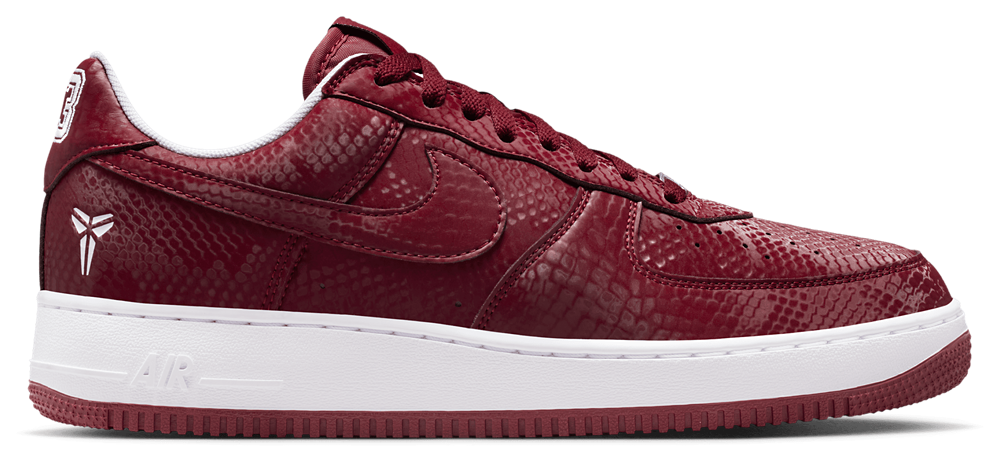 Nike Kobe Air Force 1 Low - Men's Team Red/White product view